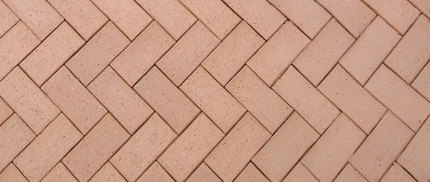 Adoquín tradicional rosa palo para pavimento y jardín