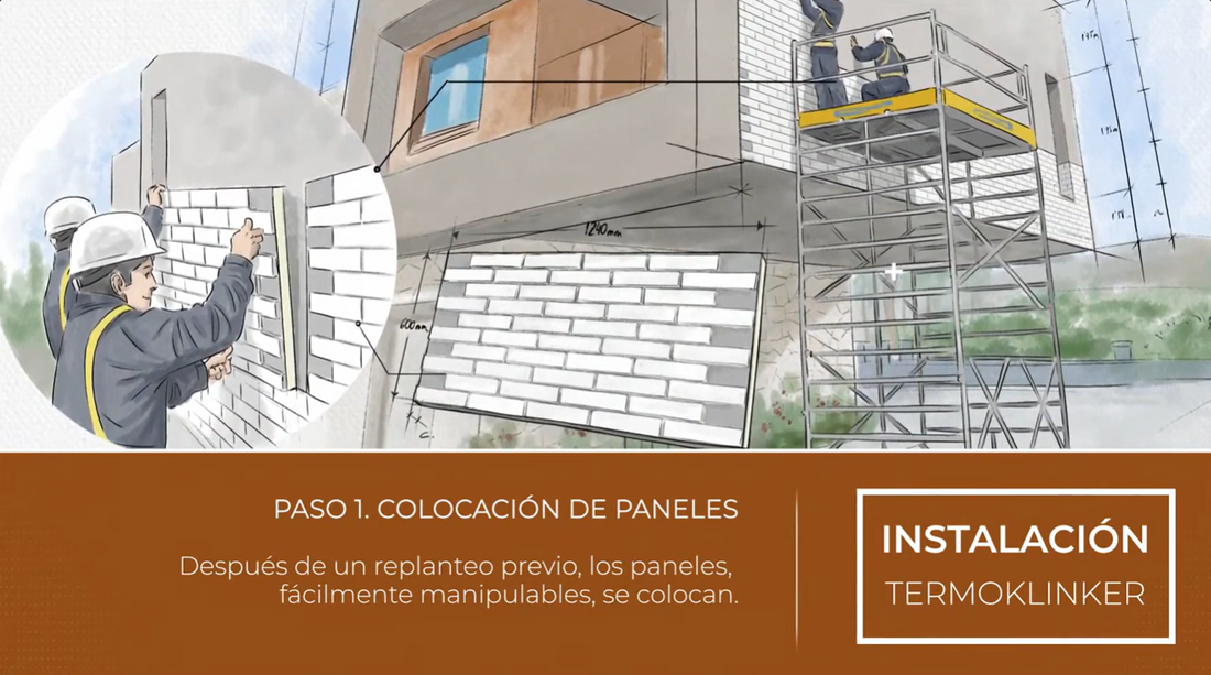 Rehabilitación de fachadas con Termoklinker: aislamiento y acabado cerámico real en una sola solución
