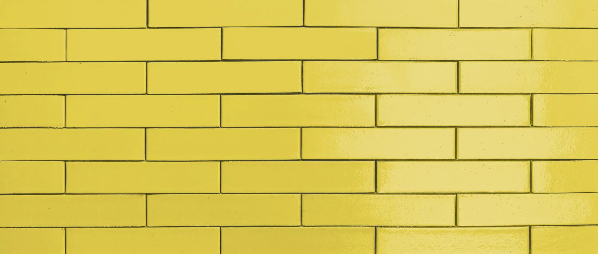 Ladrillo esmaltado amarillo Cadmio para fachada colorida exterior