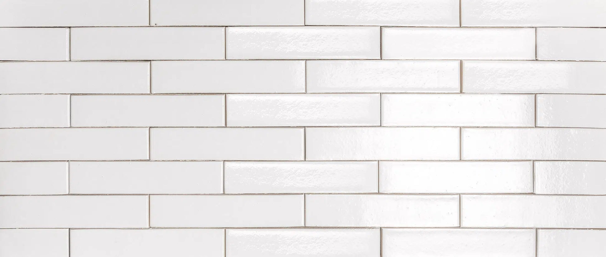 Ladrillo esmaltado blanco Pirineo Brillo para fachada con acabado brillante