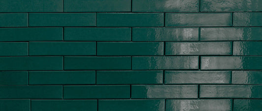 Ladrillo esmaltado verde Malaquita para fachada cerámica exterior