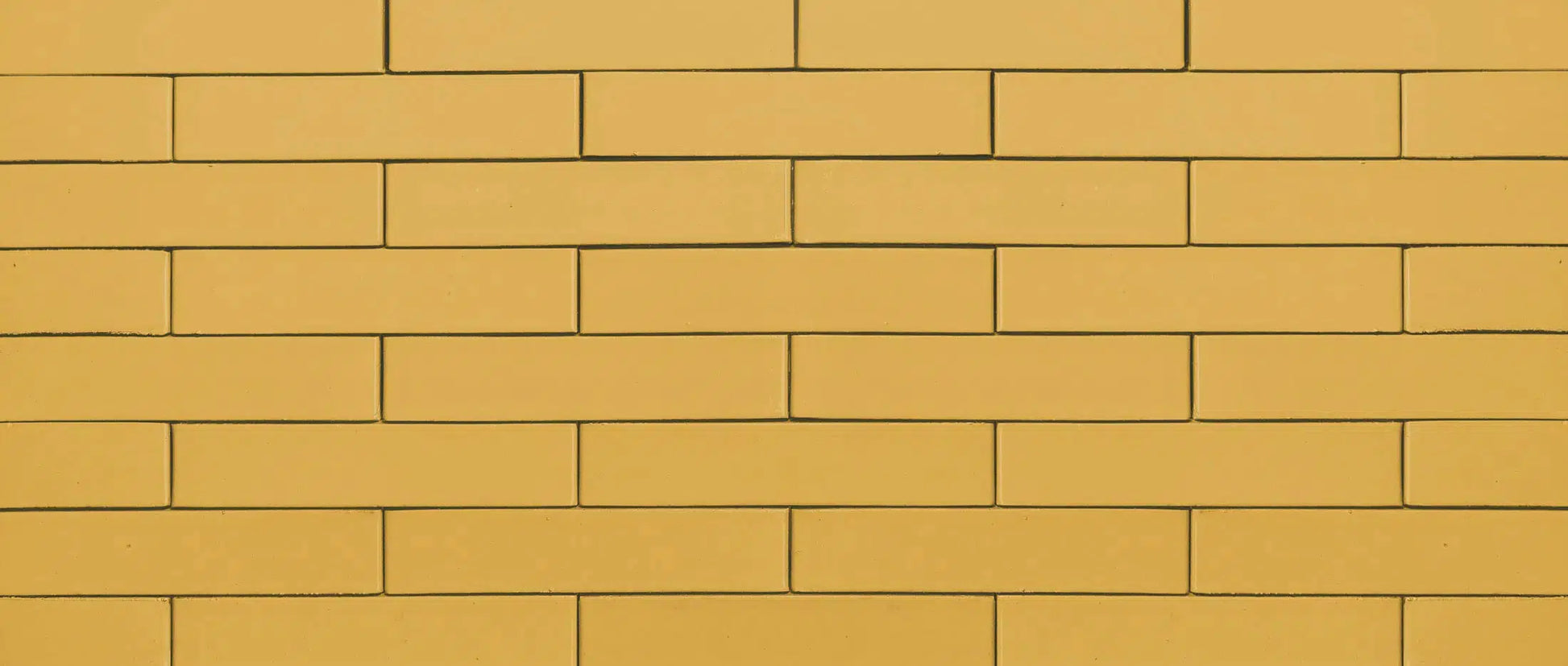 Ladrillo esmaltado amarillo Albero para fachada y decoración exterior