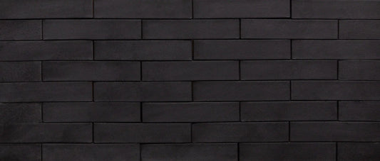 Ladrillo klinker negro Arrecife para fachada oscura contemporánea