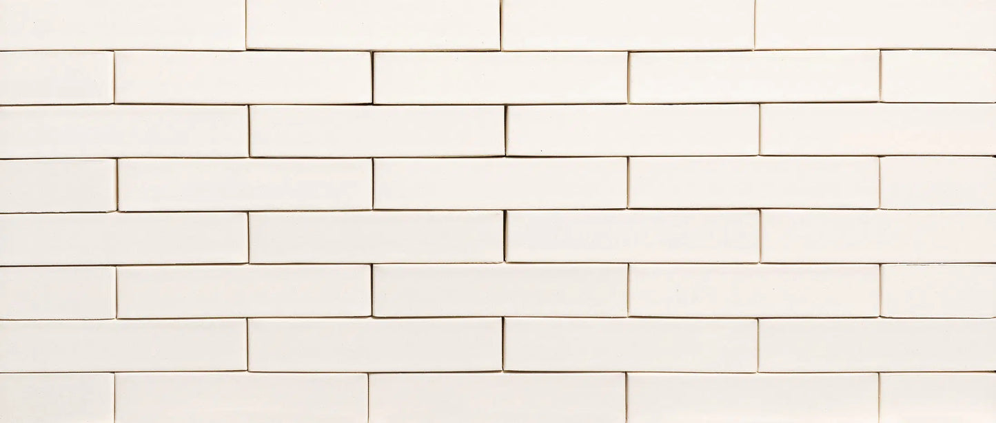 Ladrillo klinker blanco Ártico para fachada exterior minimalista