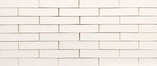 Ladrillo klinker blanco Ártico para fachada exterior minimalista
