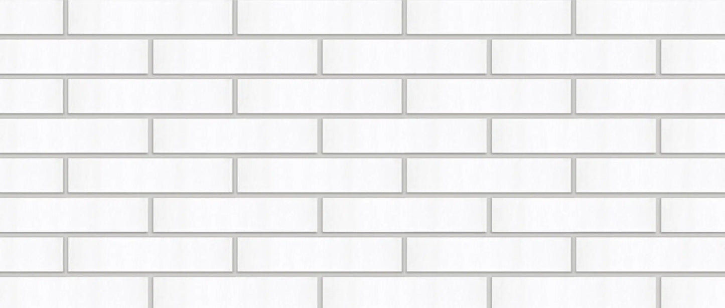 Ladrillo klinker blanco Nevada para fachada moderna minimalista