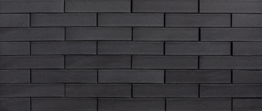 Ladrillo klinker negro Lanzarote para fachada industrial exterior