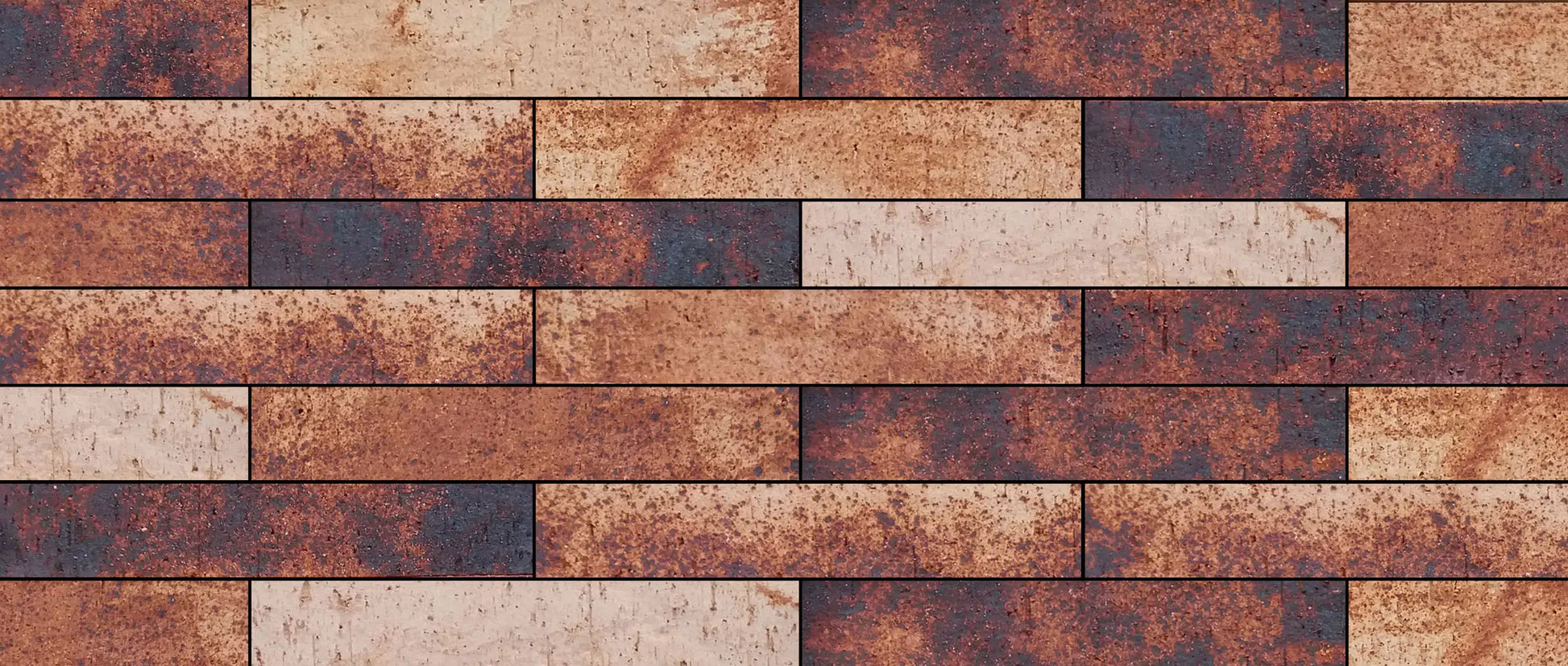 Ladrillo cerámico Mérida ocre flaseado para fachada caravista