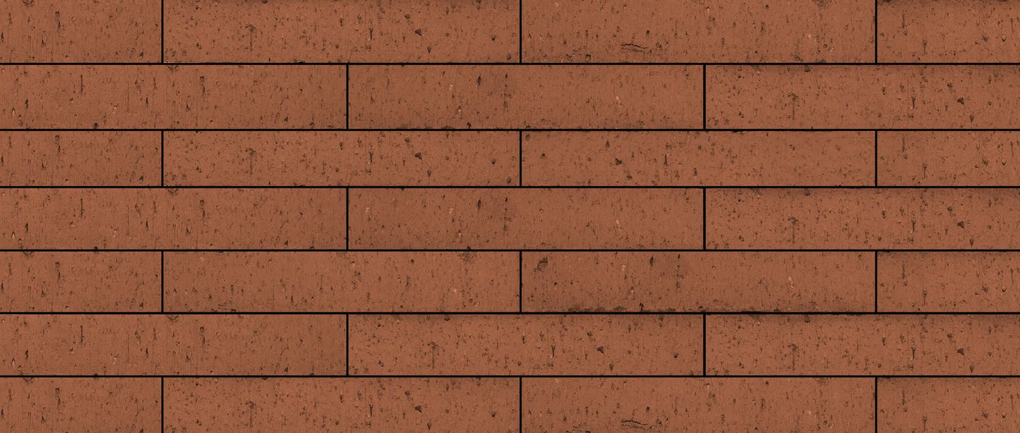 Ladrillo cerámico rojo rústico La Paloma para fachada exterior