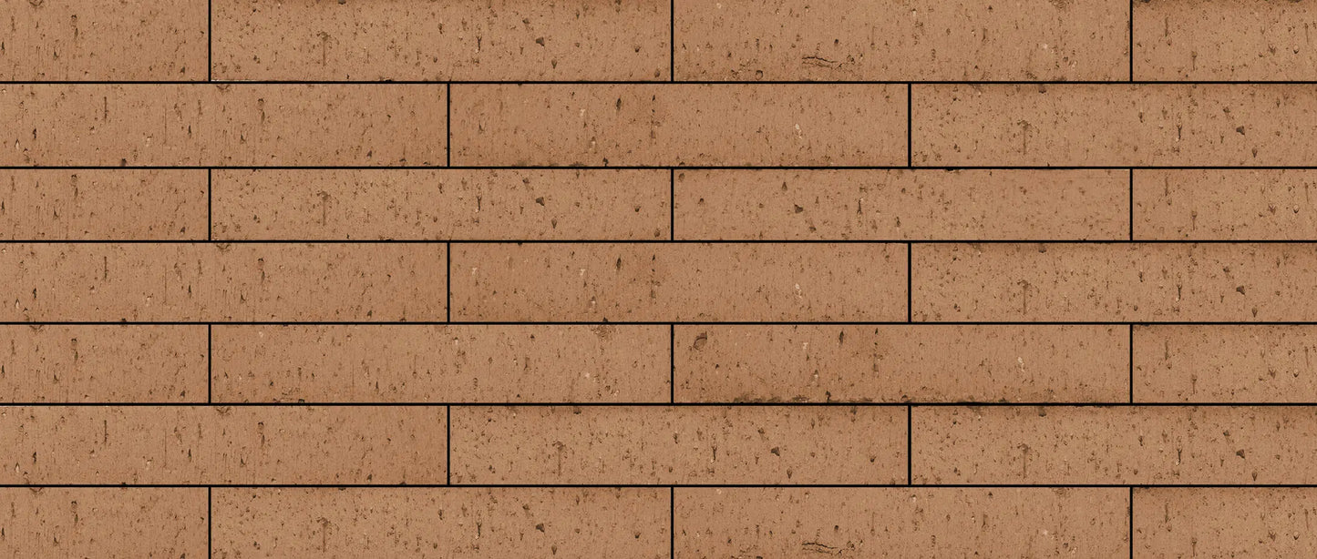 Ladrillo cerámico Sepúlveda salmón rústico para fachada exterior