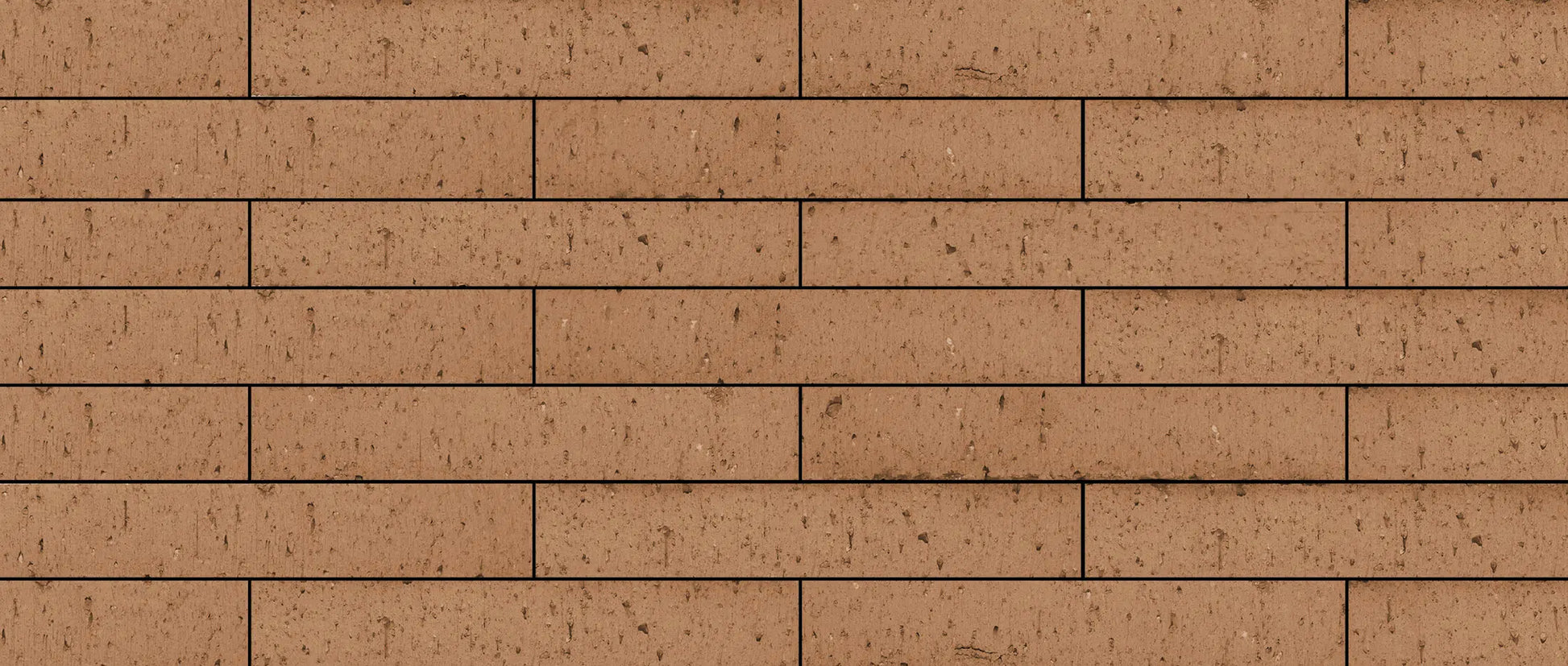 Ladrillo cerámico Sepúlveda salmón rústico para fachada exterior
