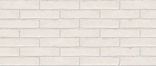 Ladrillo Soft Mud Agora Super White blanco para fachada artesanal
